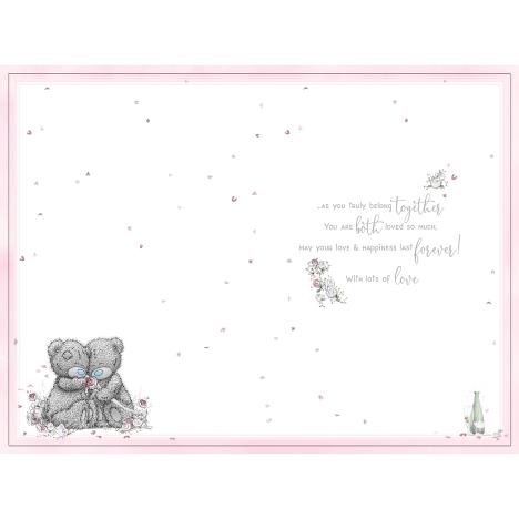 Son & Daughter In Law Me to You Bear Anniversary Card Extra Image 1